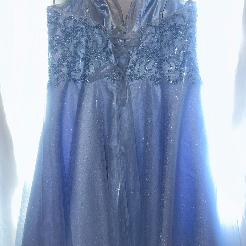 Sparkly Tulle Homecoming Dress teens - Picture 2 of 16